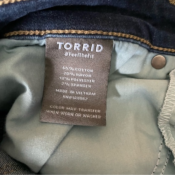 TORRID MidFit Super Skinny High-Rise Jean Size 14 XT - Picture 9 of 9